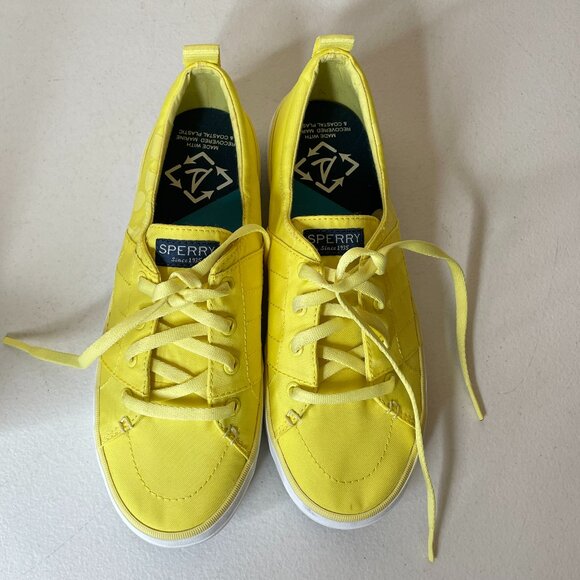 Sperry Yellow Bionic Sneakers Sample Shoes Size 7 - Picture 7 of 15